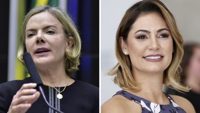Imagem da noticia Michelle Bolsonaro aciona STF contra Gleisi Hoffmann após post sobre roubo de joias