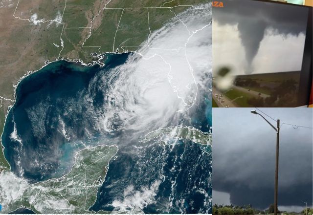 Imagem da noticia Milton: antes da chegada do furacão na Flórida, tornados devastam cidade americana