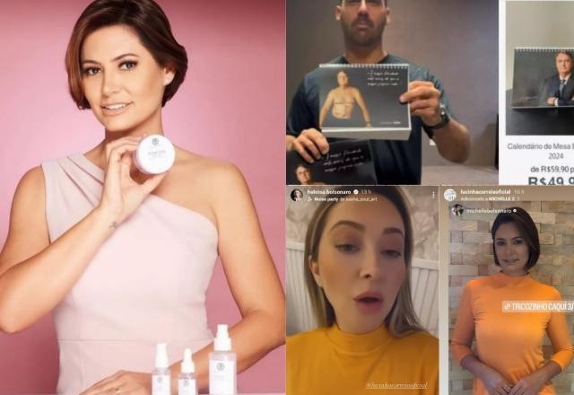 Imagem da noticia Calendário, caneca, cremes:  família Bolsonaro vende de tudo nas redes