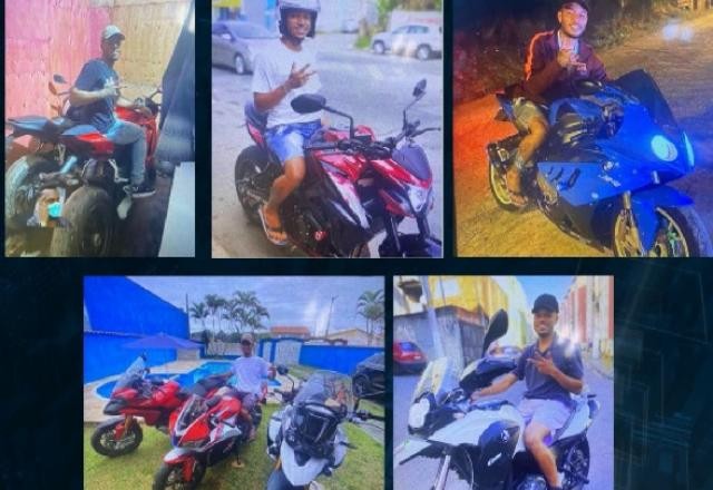Imagem da noticia Polícia desmonta quadrilha que roubava motos e ostentava em bailes funk