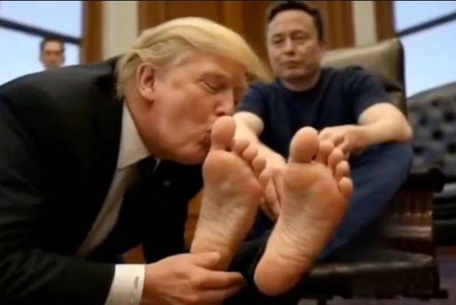 Imagem da noticia Governo dos EUA investiga vídeo falso de Trump lambendo pés de Musk
