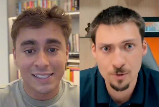 Imagem da noticia Nikolas compara Jair Renan a “toupeira cega” em novo atrito com os Bolsonaro
