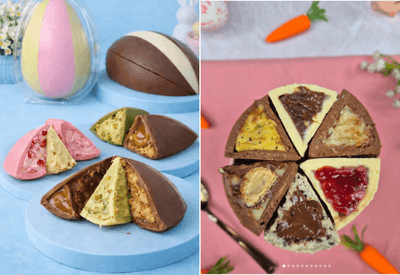 Páscoa 2026: entenda a nova tendência dos ovos de chocolate em fatias