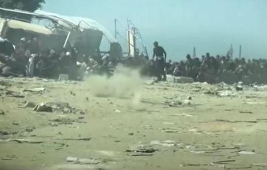 Imagem da noticia Vídeo divulgado pela ONU mostra tiros disparados enquanto palestinos aguardavam alimentos em Gaza