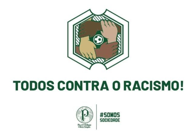 Imagem da noticia Palmeiras promove ações contra o racismo após casos de discriminação no futebol