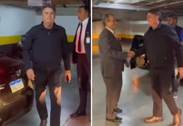 Imagem da noticia Em Brasília, Bolsonaro chega à sede do Partido Liberal