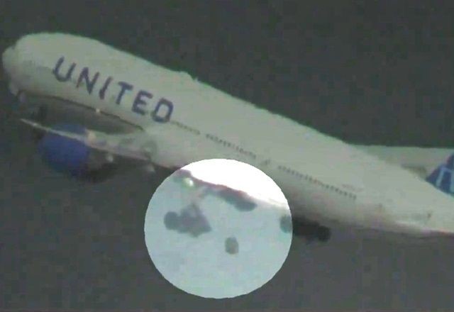 Imagem da noticia VÍDEO: Pneu de mais de 600 quilos cai de avião em plena decolagem