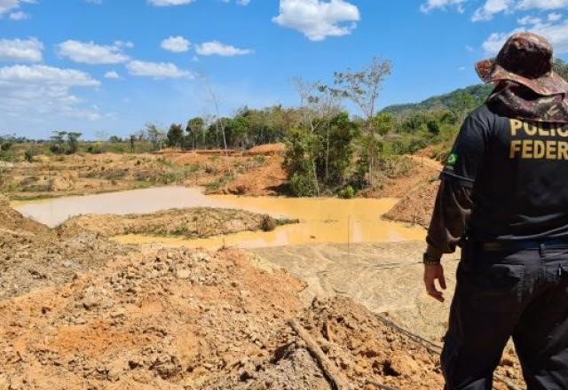 Imagem da noticia PF combate trabalho escravo em minérios e crimes ambientais no Pará