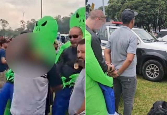 Imagem da noticia Policiais disfarçados de E.T. prendem vendedores de bebidas clandestinas em São Paulo