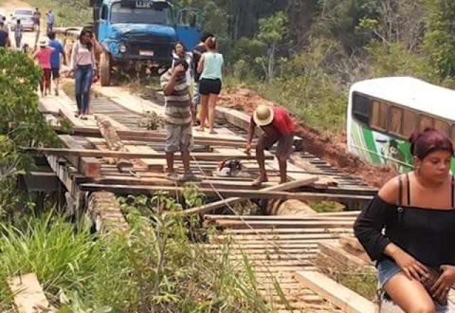 Imagem da noticia Condição de pontes na floresta amazônica preocupam caminhoneiros