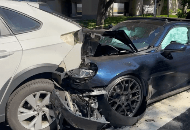 Imagem da noticia Jovem sem habilitação bate Porsche em acidente com mais dois veículos em SP