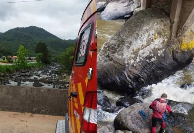 Imagem da noticia Corpo de criança de 9 anos que caiu em rio de Santa Catarina é encontrado 