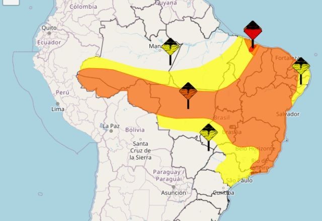 Imagem da noticia Inmet emite alerta vermelho para chuvas; veja quais regiões estão em atenção