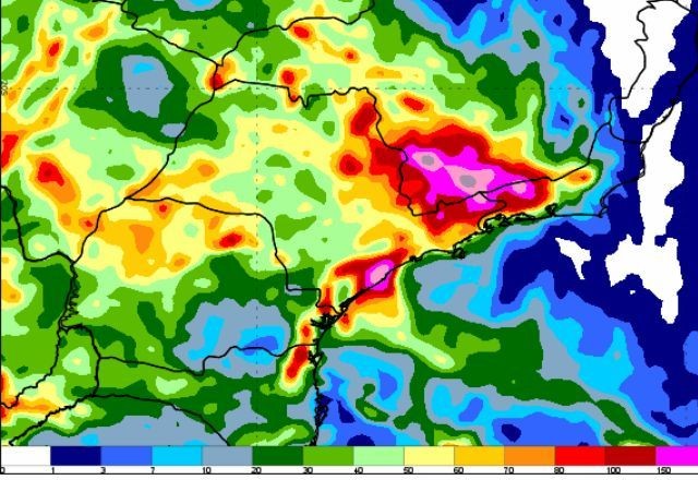 Imagem da noticia Previsão do tempo: alerta para temporais no litoral de São Paulo e sul de Minas