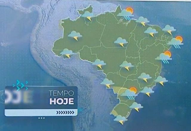 Imagem da noticia Previsão do tempo: Feriado da Semana Santa tem alerta de temporais