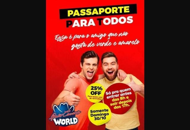 Imagem da noticia TRE proíbe Beto Carrero World de fazer propagandas de cunho eleitoral