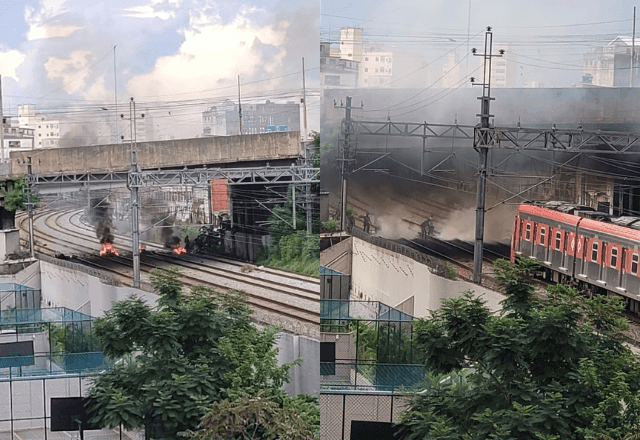 Imagem da noticia Moradores da Favela do Moinho protestam contra remoções e paralisam trens em SP