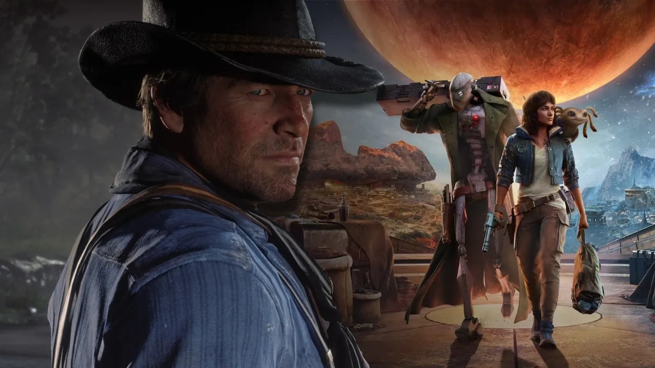 Imagem da noticia PS Plus libera Red Dead Redemption 2 e Star Wars Outlaws para assinantes
