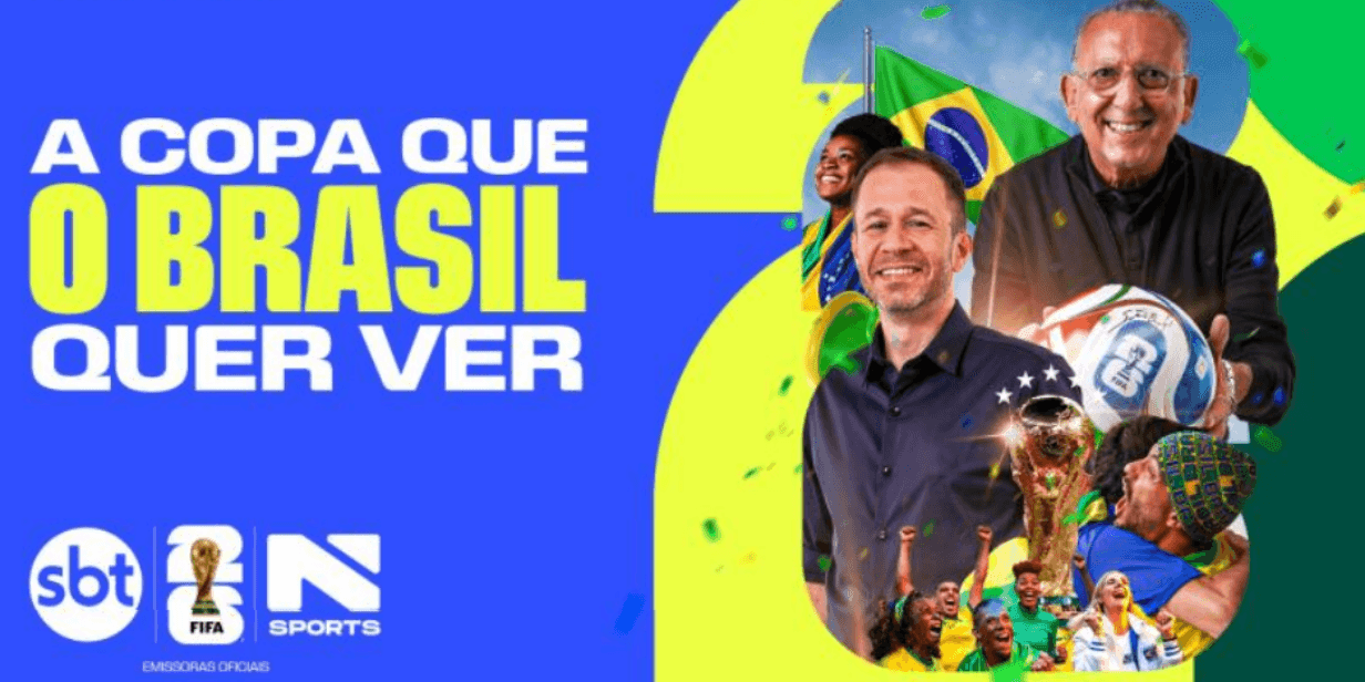 Imagem da noticia SBT e N Sports anunciam as primeiras marcas parceiras para a Copa do Mundo da FIFA 2026