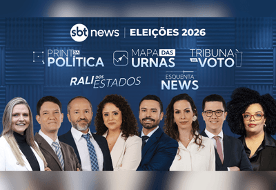 SBT News estreia programação especial sobre Eleições 2026