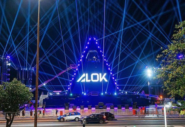 Show de Alok em Copacabana tem uma pessoa esfaqueada