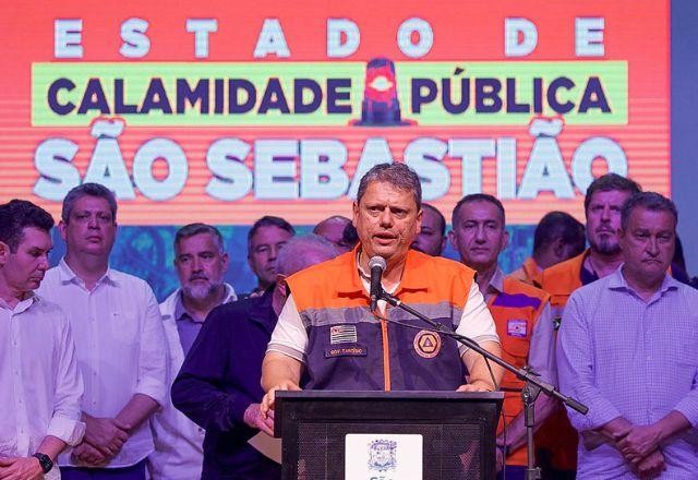 Imagem da noticia SP: Tarcísio aposta em cooperação com Lula para reconstruir litoral