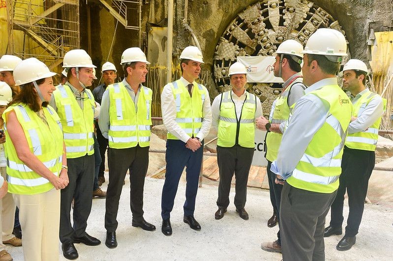 Tarcísio e presidente da Espanha visitam obra de metrô feita por empresa espanhola