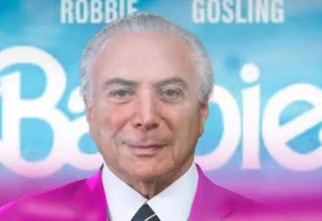 Temer aparece de rosa nas redes sociais: "Barbie-ei-me"