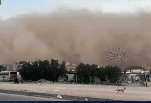 Imagem da noticia Tempestade de areia no Iraque leva milhares aos hospitais e paralisa serviços