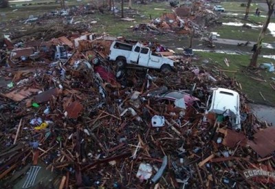 Número de mortos nos EUA por tornados sobe para 26