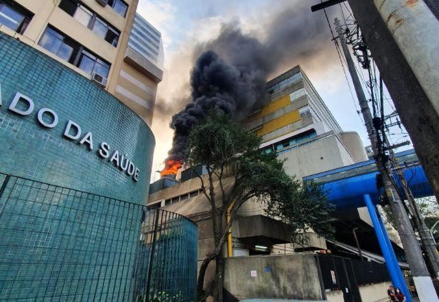Imagem da noticia Incêndio atinge torres de resfriamento do Instituto do Coração em SP