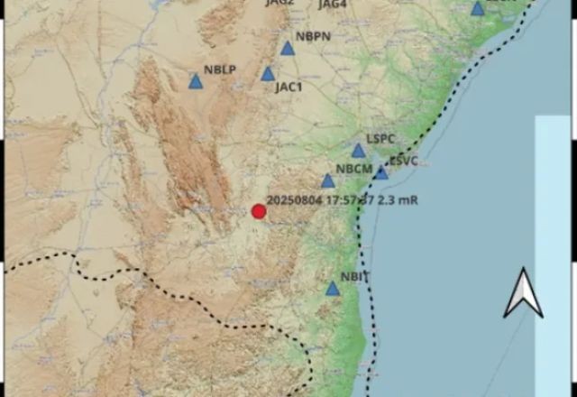 Imagem da noticia Tremor de terra de magnitude 2,3 é registrado em Maracás (BA)