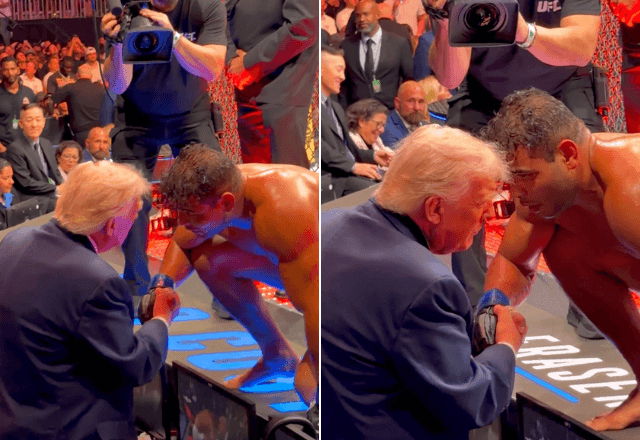 Imagem da noticia Trump diz que Paulo Borrachinha é “bonito demais para ser lutador” após vitória no UFC327