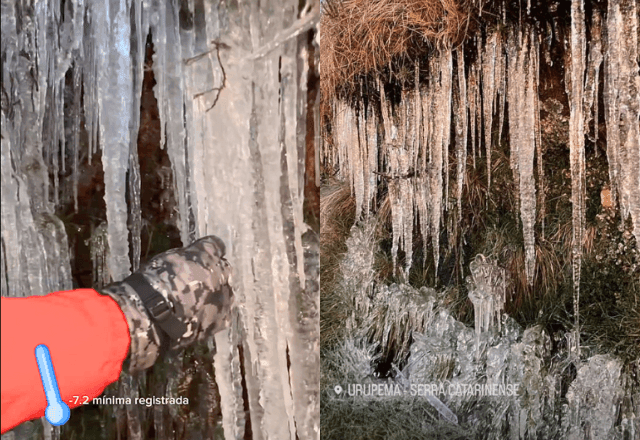 Imagem da noticia Urupema, em Santa Catarina, registra menor temperatura de 2024 no Brasil: -7,2ºC