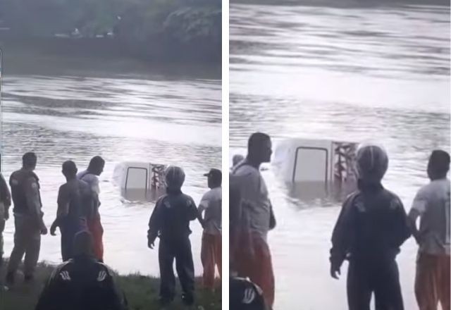 Imagem da noticia Vídeo: motorista sofre mal súbito e carro cai na Lagoa da Pampulha, em BH