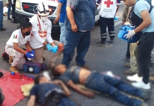 Acidente de caminhão deixa 53 mortos e 54 feridos no México