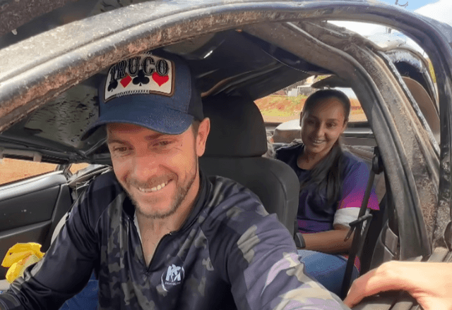 Imagem da noticia Criança se salva ao ficar embaixo do banco do carro durante tornado no PR: “Feliz por não ter o carro, mas ter ela”