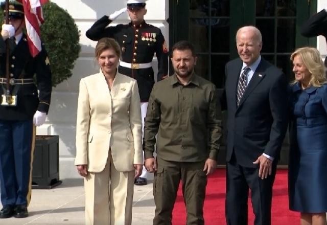 Em busca de mais ajuda financeira e militar, Zelensky se reúne com Joe Biden