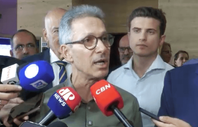 Imagem da noticia No Rio, Zema cutuca PL de Flávio Bolsonaro: “Tem muita gente com coisa pendente no Supremo”