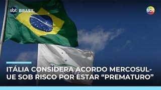 Itália considera prematuro assinar acordo Mercosul-União Europeia neste sábado (20) Itália considera prematuro assinar acordo Mercosul-União Europeia neste sábado (20)