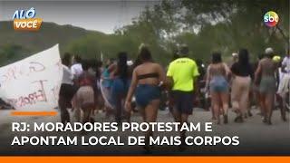 RJ: Moradores da Penha protestam, chamam operação de “chacina” e governo de "assassino" | #AloVoce RJ: Moradores da Penha protestam, chamam operação de “chacina” e governo de "assassino" | #AloVoce