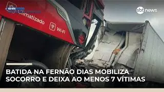 Acidente grave na Rodovia Fernão Dias deixa ao menos sete vítimas | #NewsPrimeiraEdição Acidente grave na Rodovia Fernão Dias deixa ao menos sete vítimas | #NewsPrimeiraEdição