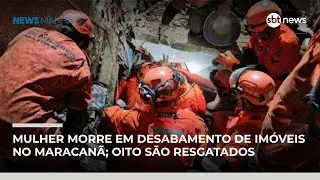 Mulher morre em desabamento de imóveis no Maracanã; oito pessoas foram resgatadas | #NewsManhã Mulher morre em desabamento de imóveis no Maracanã; oito pessoas foram resgatadas | #NewsManhã