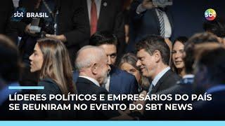 Líderes políticos e empresários se reúnem em evento de lançamento do SBT News Líderes políticos e empresários se reúnem em evento de lançamento do SBT News