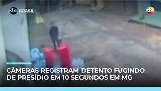 Câmeras flagram fuga de detento em menos de 10 segundos em presídio de Viçosa (MG) Câmeras flagram fuga de detento em menos de 10 segundos em presídio de Viçosa (MG)