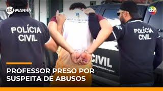Professor é preso por suspeita de estupro de vulneráveis no Ceará | #SBTManhã Professor é preso por suspeita de estupro de vulneráveis no Ceará | #SBTManhã