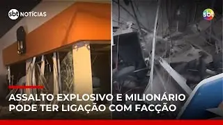 Assalto com explosões leva R$ 5 milhões de banco na fronteira com o Paraguai | #SBTNoticias Assalto com explosões leva R$ 5 milhões de banco na fronteira com o Paraguai | #SBTNoticias