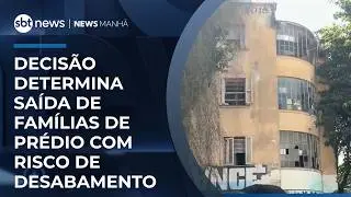Decisão determina saída de famílias de prédio com risco de desabamento | #NewsManhã Decisão determina saída de famílias de prédio com risco de desabamento | #NewsManhã