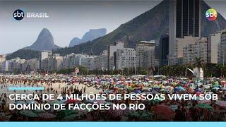 Mapa do crime revela avanço de facções e milícias no RJ; áreas dominadas cresceram Mapa do crime revela avanço de facções e milícias no RJ; áreas dominadas cresceram