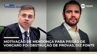 Motivação de Mendonça para prisão de Vorcaro foi obstrução de provas, diz fonte |#NewsPrimeiraEdição Motivação de Mendonça para prisão de Vorcaro foi obstrução de provas, diz fonte |#NewsPrimeiraEdição